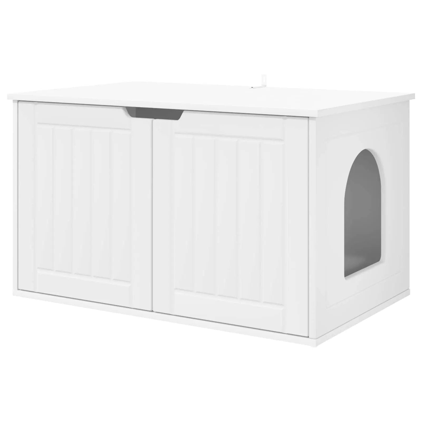 vidaXL vidaXL Cat House White 85 x 55 x 50.5 cm Engineered Wood - Cat House