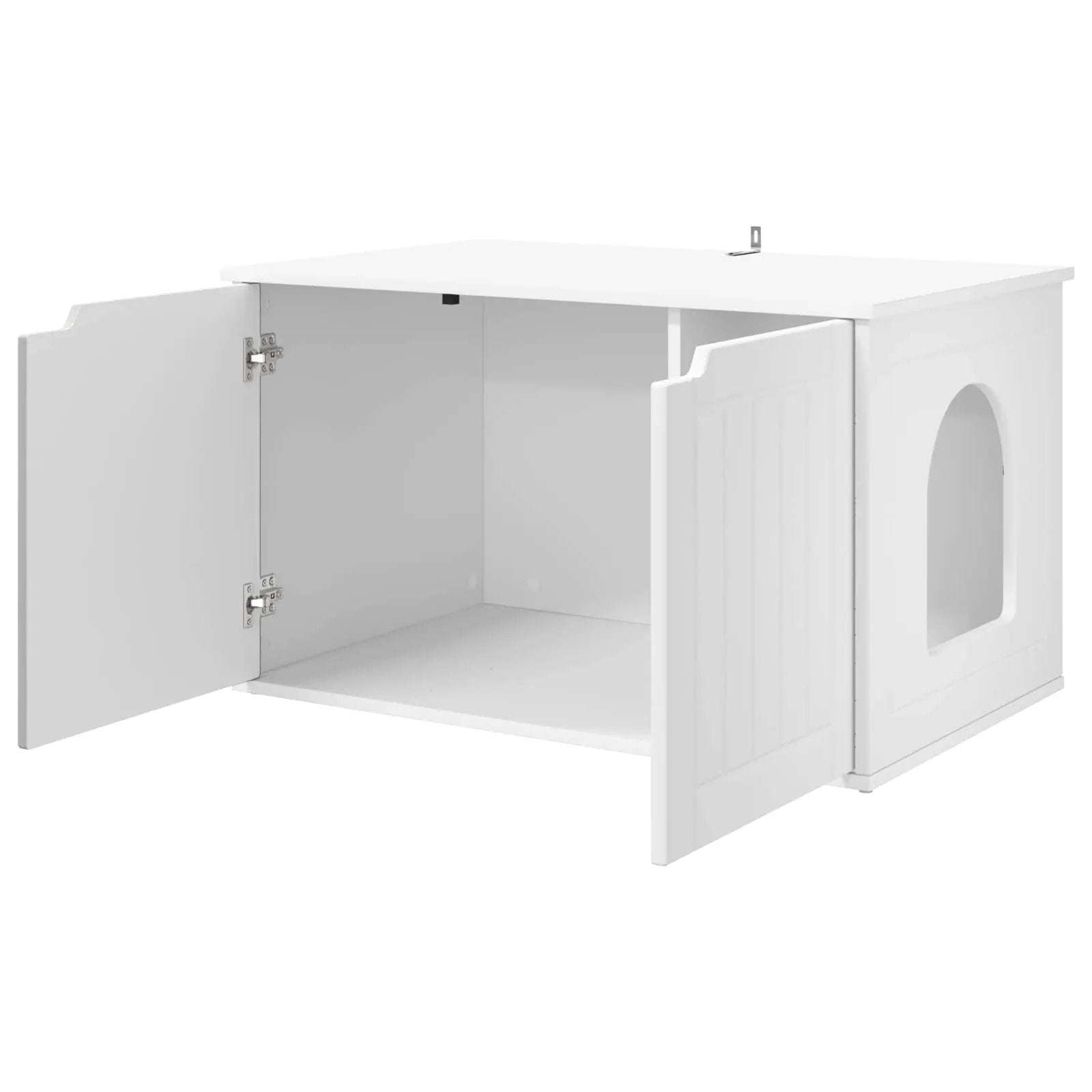 vidaXL vidaXL Cat House White 85 x 55 x 50.5 cm Engineered Wood - Cat House