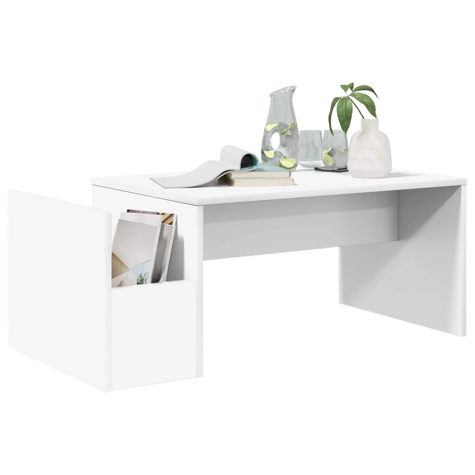 VidaXL Coffee Table 90 x 45 x 35 cm Modern Engineered Wood Living Room Centerpiece by vidaXL