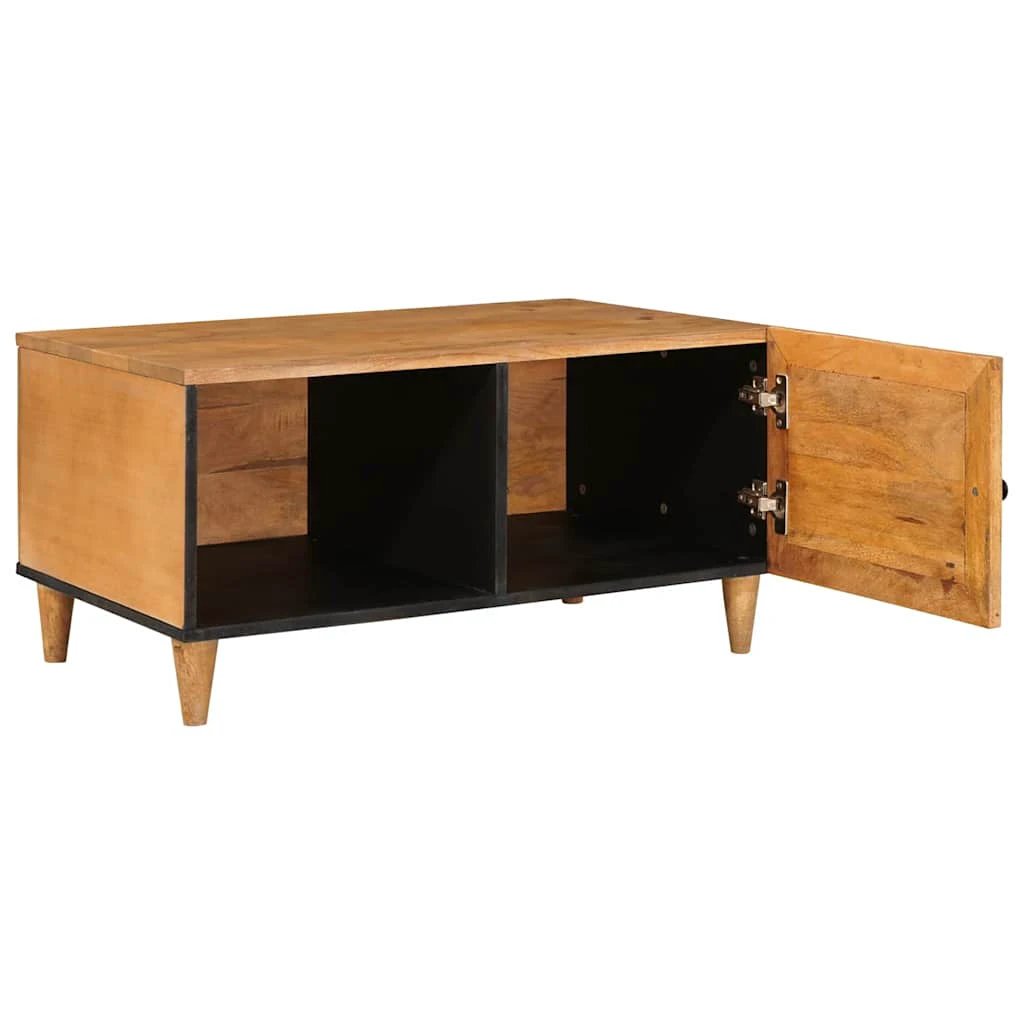 VidaXL Coffee Table 80x50x40 CM Solid Acacia Wood Contemporary Minimalist Living Room Centerpiece by vidaXL