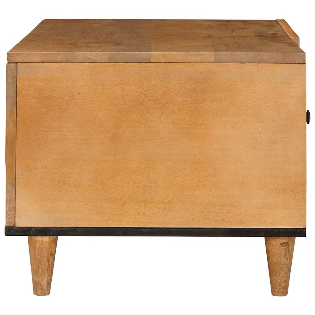 VidaXL Coffee Table 80x50x40 CM Solid Acacia Wood Contemporary Minimalist Living Room Centerpiece by vidaXL