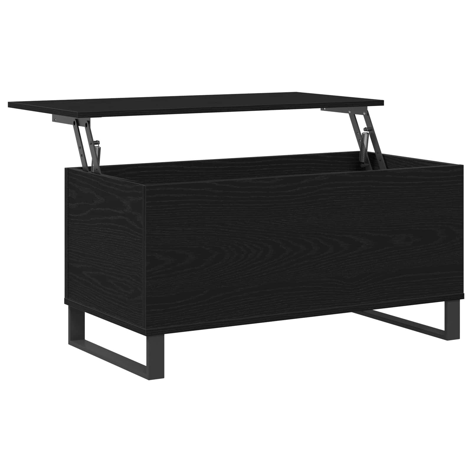VidaXL Coffee Table 90x44.5x45 Black Oak Living by vidaXL