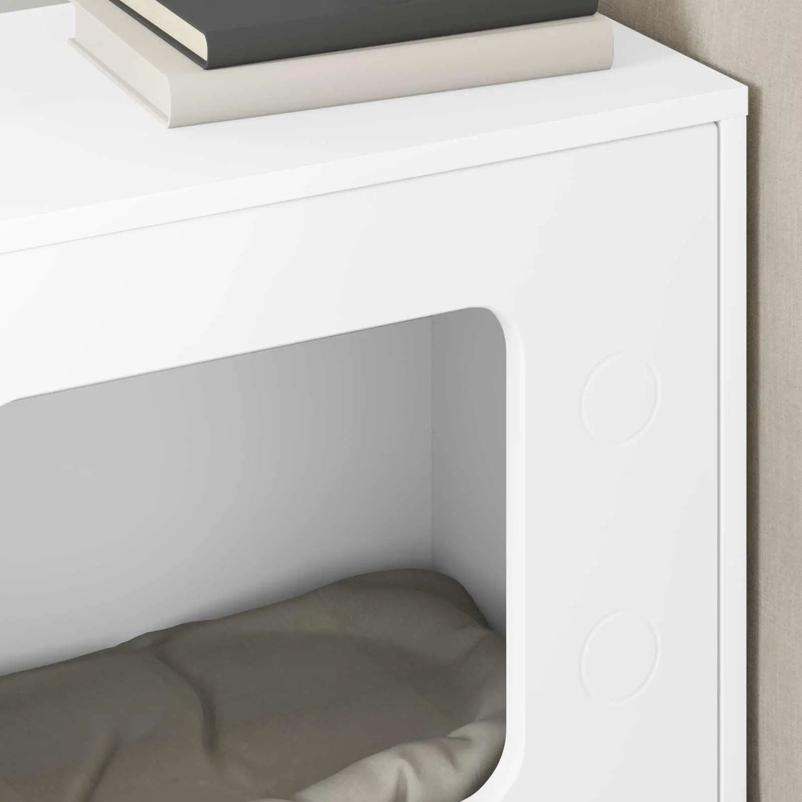vidaXL vidaXL Cat House White 51 x 30 x 52 cm Engineered Wood - Cat House