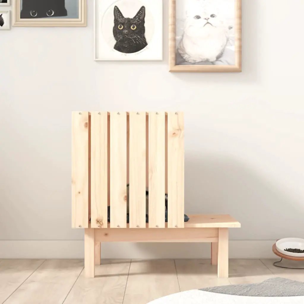 vidaXL vidaXL Cat House 60x36x60 cm Solid Wood Pine - Cat House