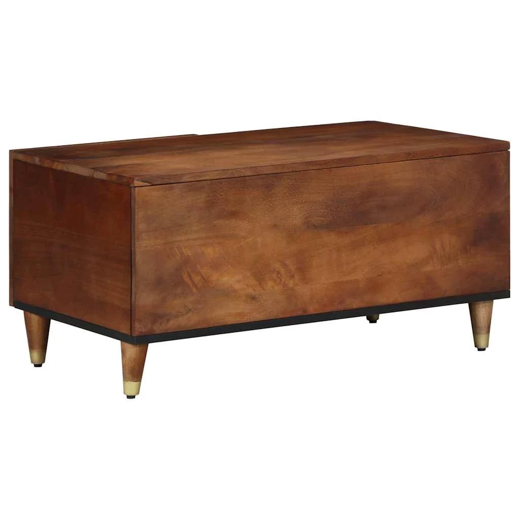 vidaXL Coffee Table 80x50x40 Solid Mango Wood by vidaXL