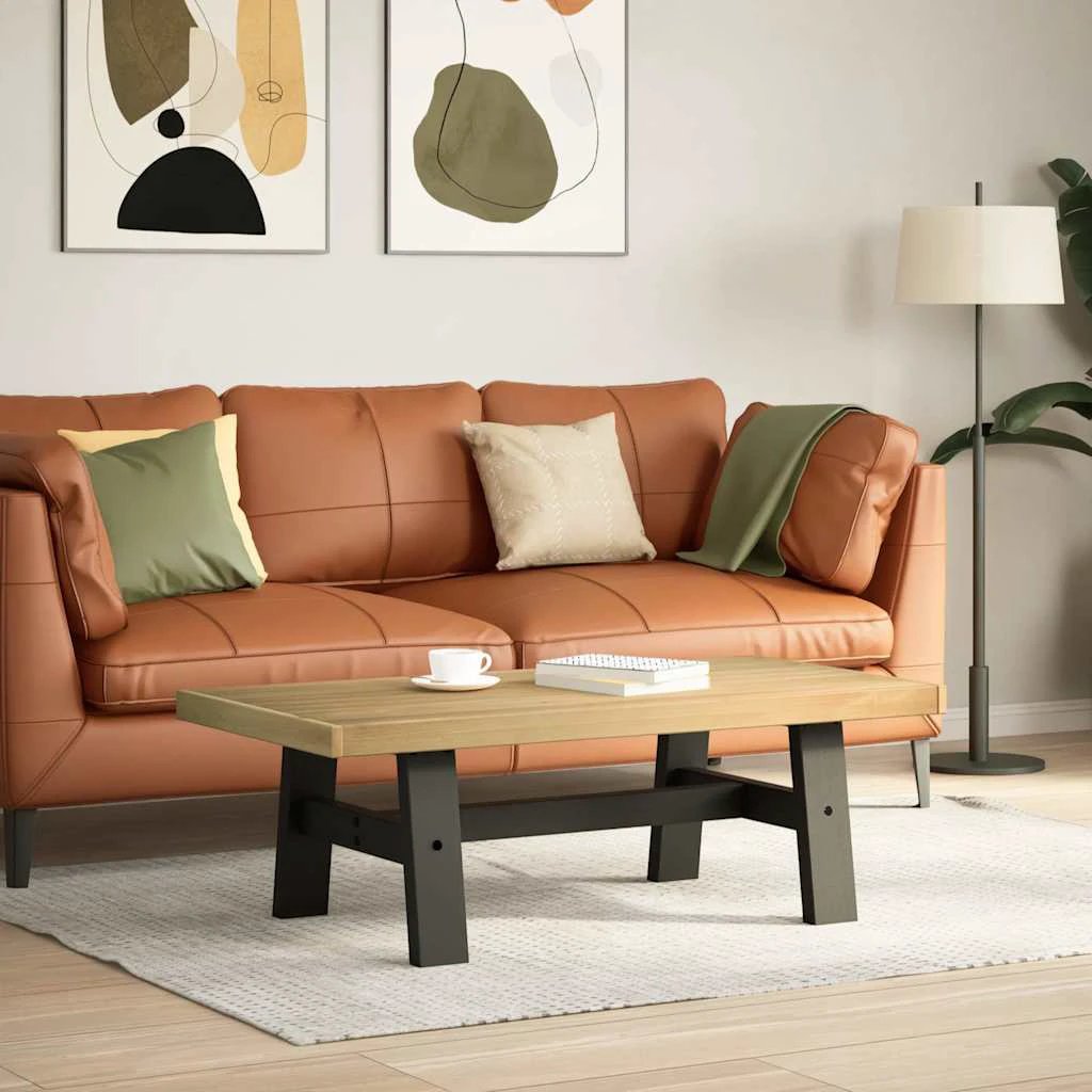 vidaXL VidaXL Coffee Table 120x60x40 A-Leg Solid Pine - Coffee Table