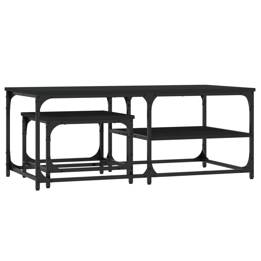 VidaXL Nesting Tables 2pc Engineered Wood by vidaXL