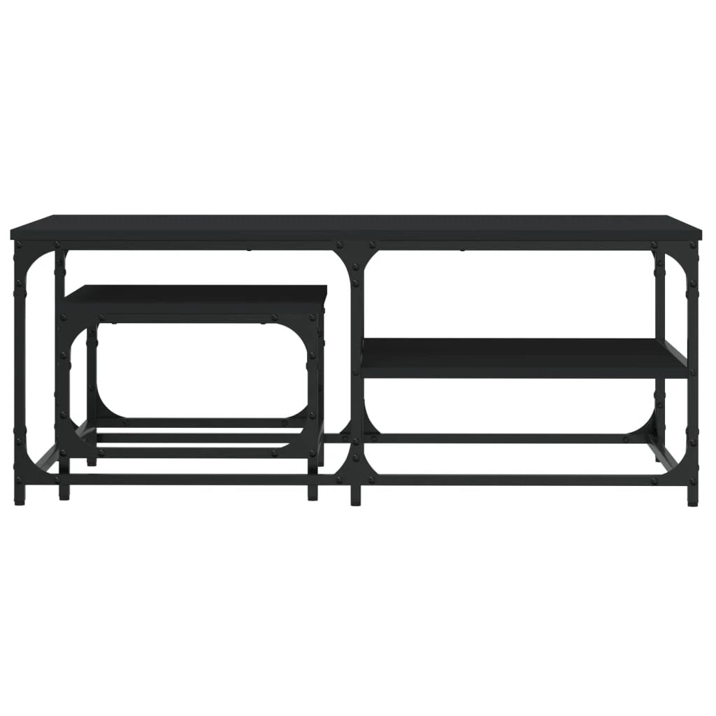 VidaXL Nesting Tables 2pc Engineered Wood by vidaXL