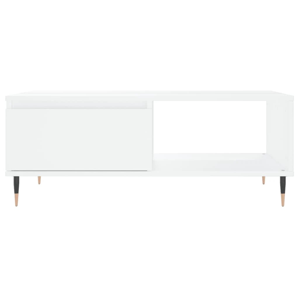 vidaXL VidaXL Coffee Table White 90x60x35 cm Engineered Wood Moisture Resistant Living Room - Coffee Table