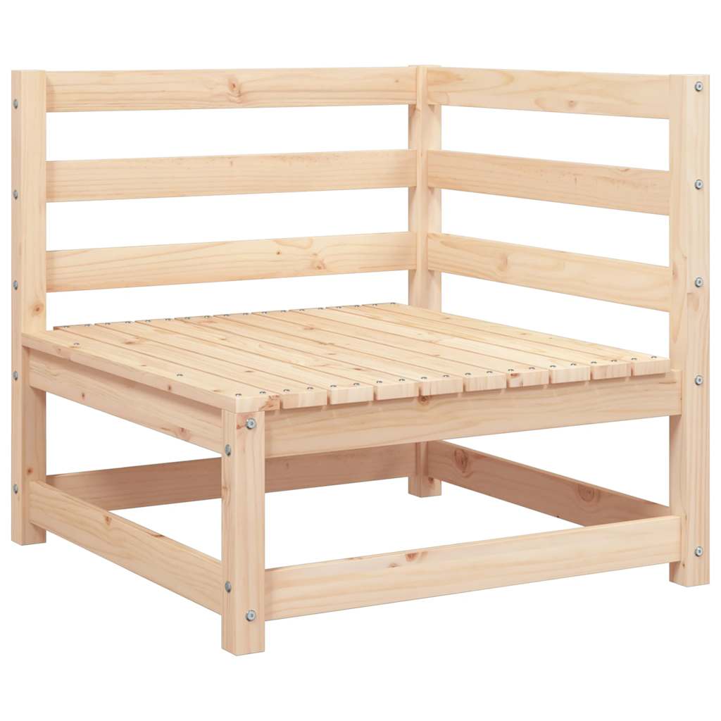 vidaXL vidaXL Garden Sofa | Pine Wood Colour | Solid Pine Wood | 70x70 | Modular - Garden Sofa Sets