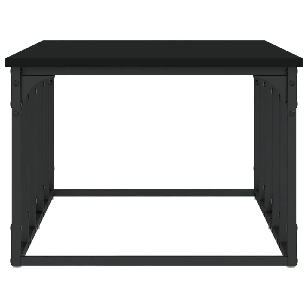 VidaXL Coffee Table 100x50x35.5 cm Engineered Wood Durable Black Finish for Living Room Decor by vidaXL