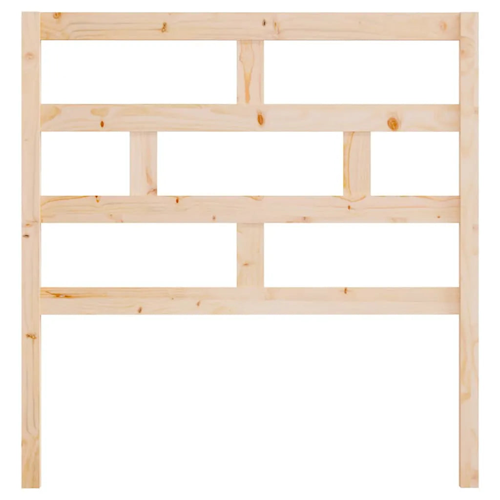 vidaXL Bed Headboard 81x4x100 cm Solid Wood Pine - from vidaXL