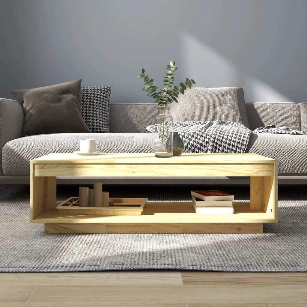 vidaXL VidaXL Coffee Table 110x50x33.5cm Pinewood Home - Coffee Table