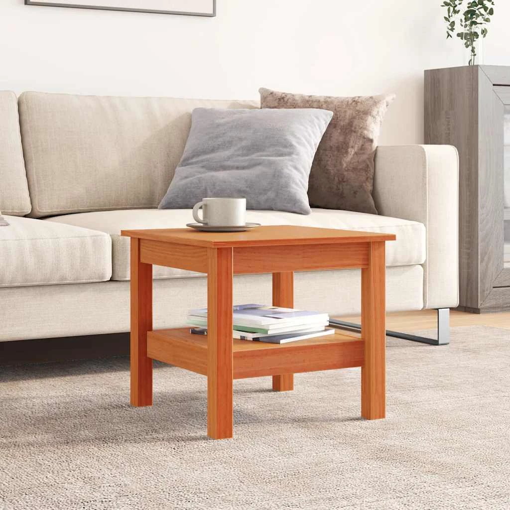 vidaXL VidaXL Coffee Table 45x45x40 SolidPine Living - Coffee Table