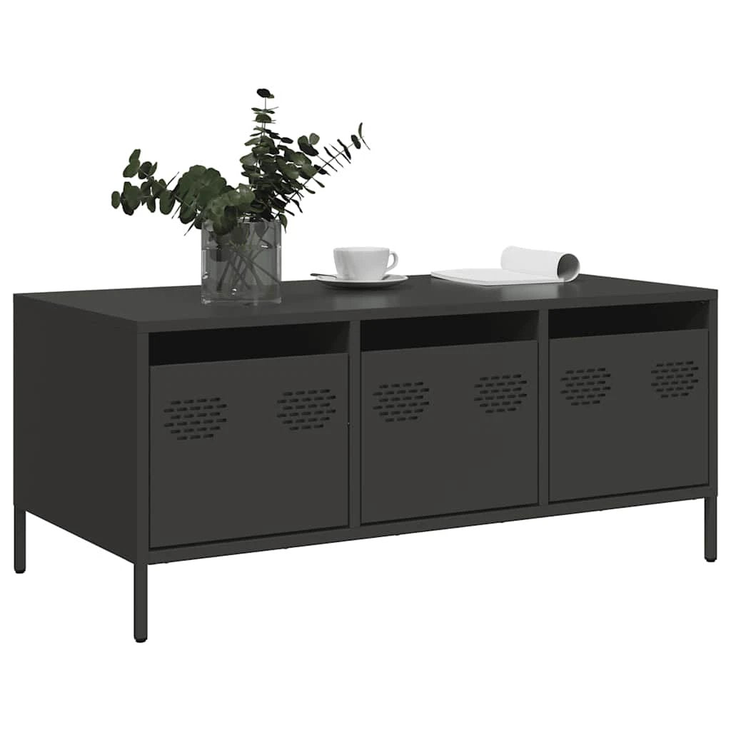 VidaXL Coffee Table 101.5x50x43.5cm Steel Living by vidaXL