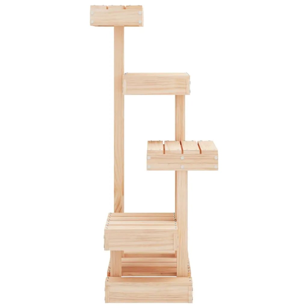vidaXL vidaXL Cat Tree 45.5x49x103 cm Solid Wood Pine - Cat Tree