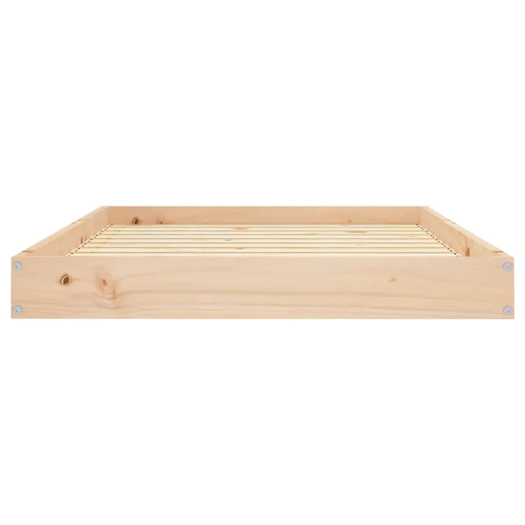 vidaXL Dog Bed | Natural Wood | Solid Pine Wood | 101.5x74x9 cm | Minimalistic - from vidaXL