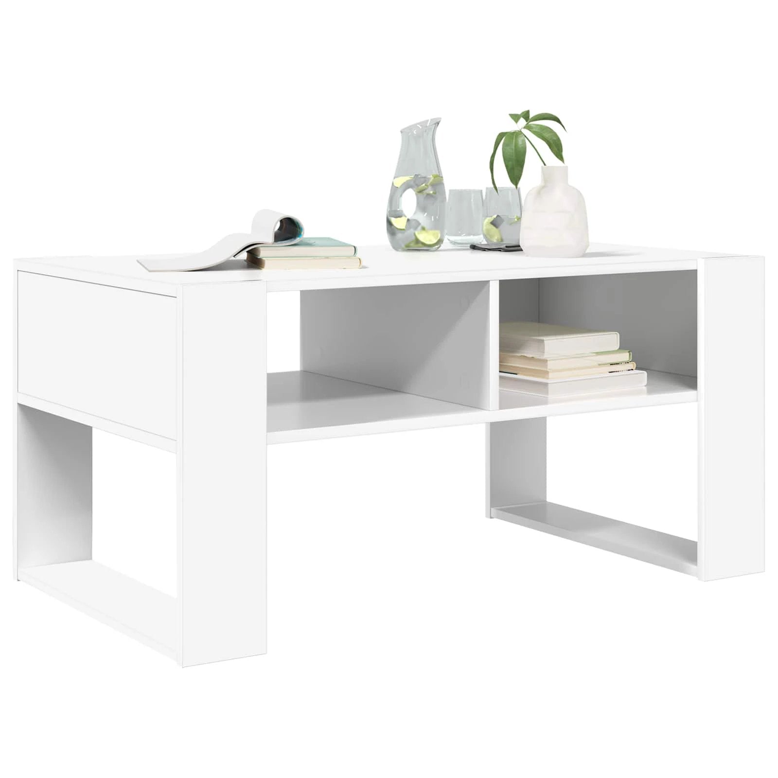 vidaXL VidaXL Coffee Table 92x53x45 Cm Storage Home - Coffee Table