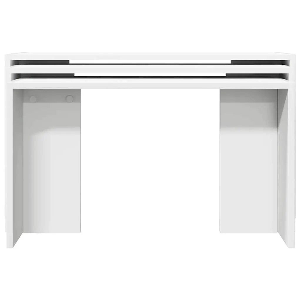 vidaXL vidaXL Nesting Tables 3 pcs White Engineered Wood - Nest of Tables