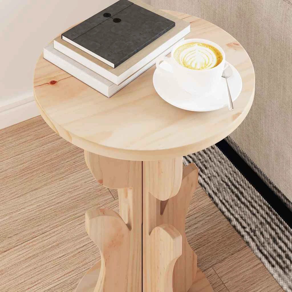VidaXL Coffee Table 39.5x39.5x53.5cm Rustic Pine by vidaXL