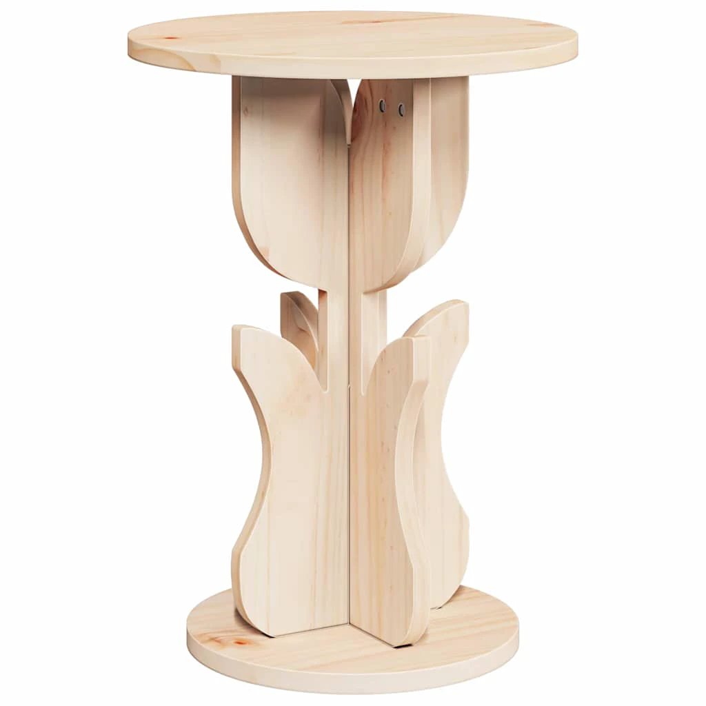 VidaXL Coffee Table 39.5x39.5x53.5cm Rustic Pine by vidaXL