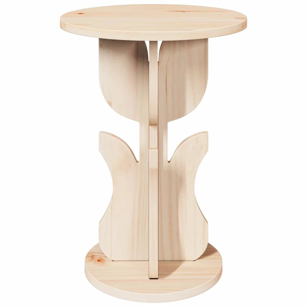 VidaXL Coffee Table 39.5x39.5x53.5cm Rustic Pine by vidaXL