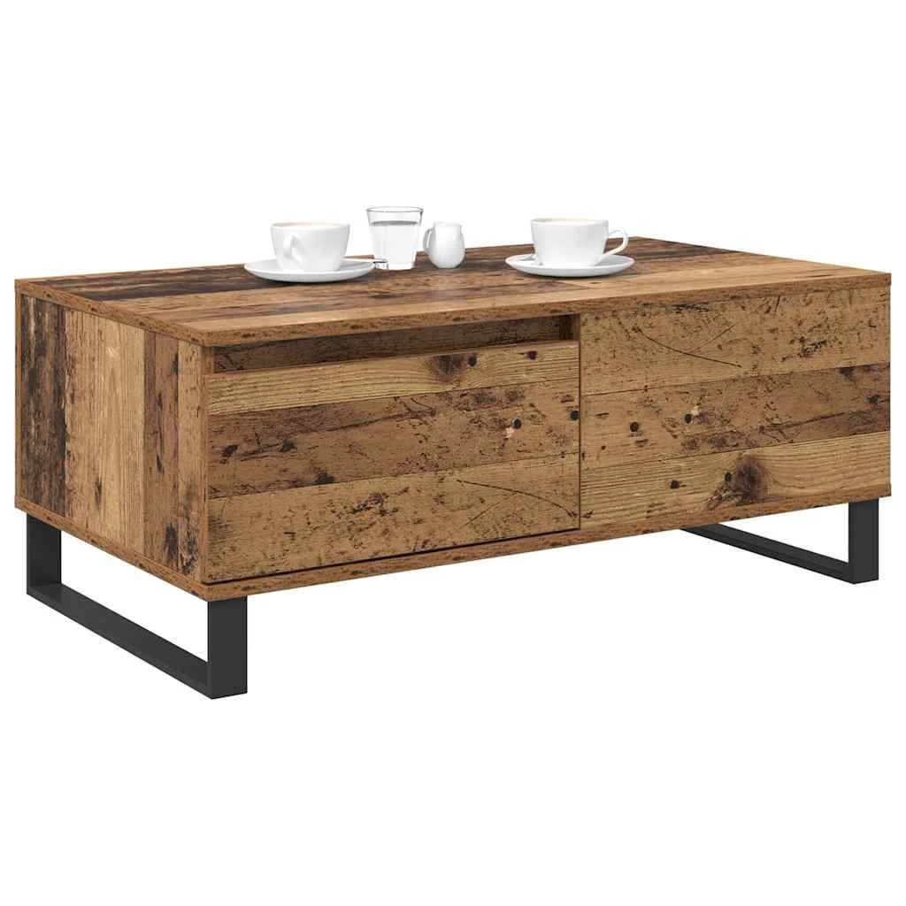 VidaXL Coffee Table 90x50x36.5cm Old Wood Home by vidaXL