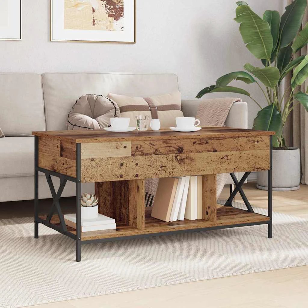 vidaXL VidaXL Coffee Table 100x55x48.5 Old Wood Lounge - Coffee Table