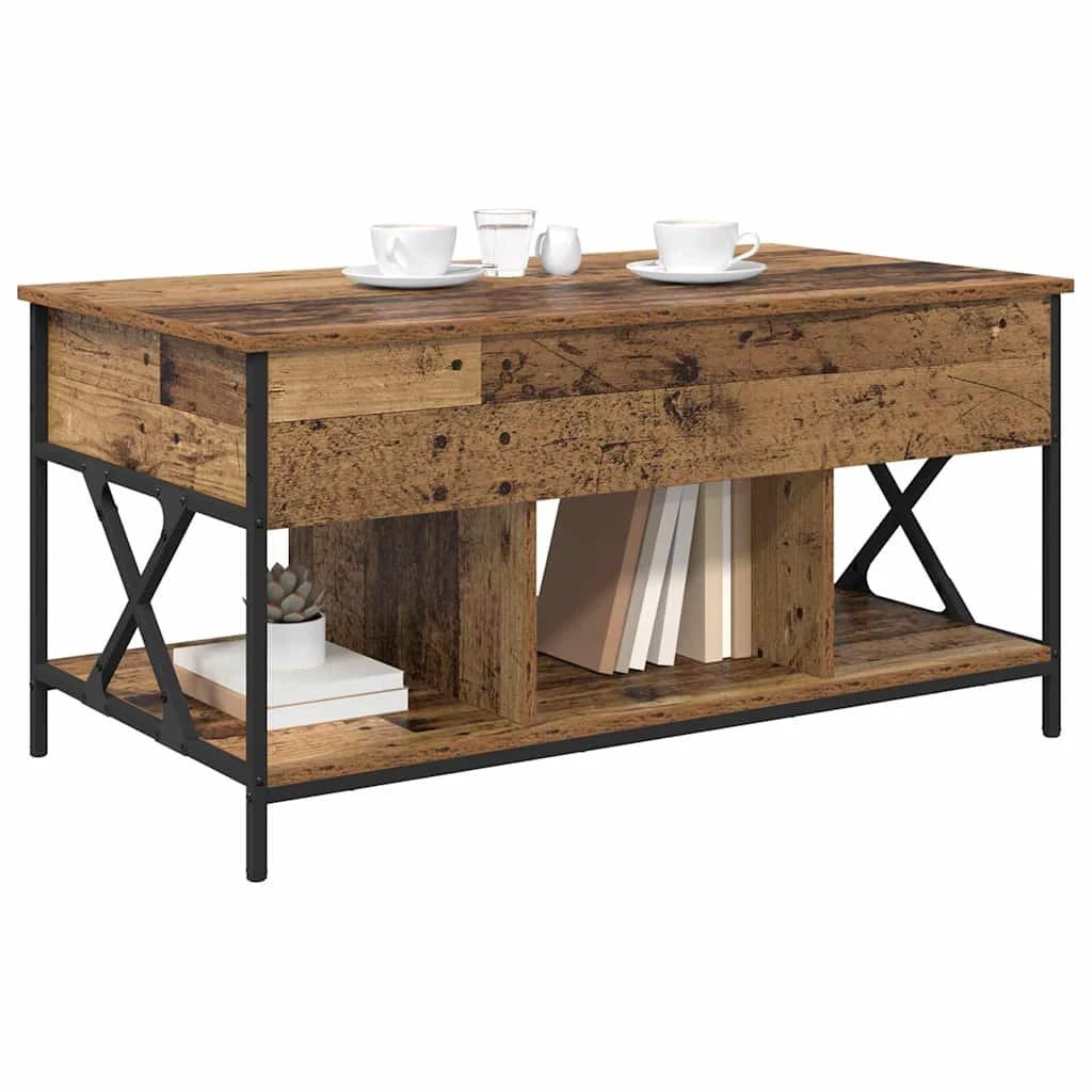 vidaXL VidaXL Coffee Table 100x55x48.5 Old Wood Lounge - Coffee Table