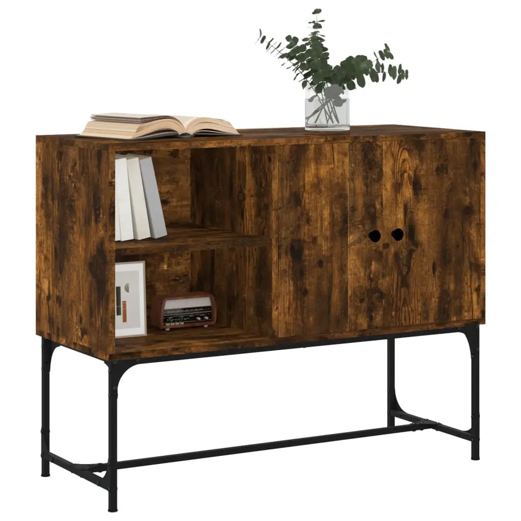 vidaXL vidaXL Sideboard Smoked Oak 100x40x79.5 cm Engineered Wood - Sideboard