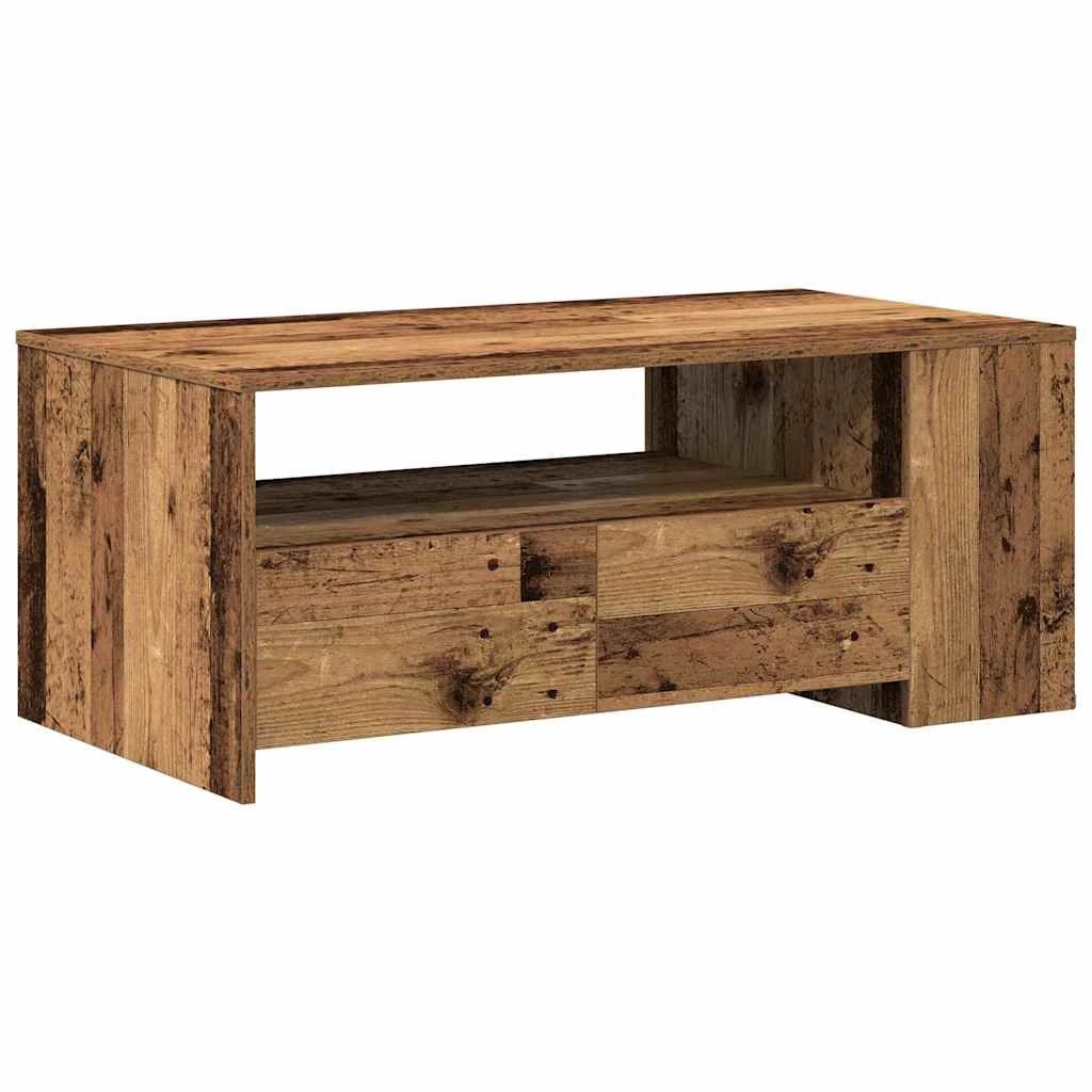 VidaXL CoffeeTable102x55x43.5cmOldWood LivingRoom by vidaXL