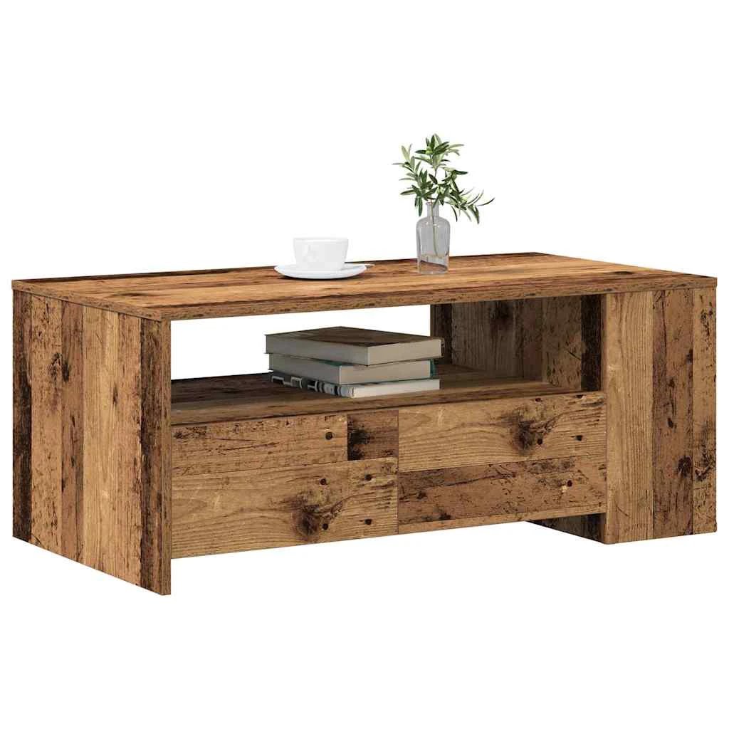 vidaXL VidaXL CoffeeTable102x55x43.5cmOldWood LivingRoom - Coffee Table