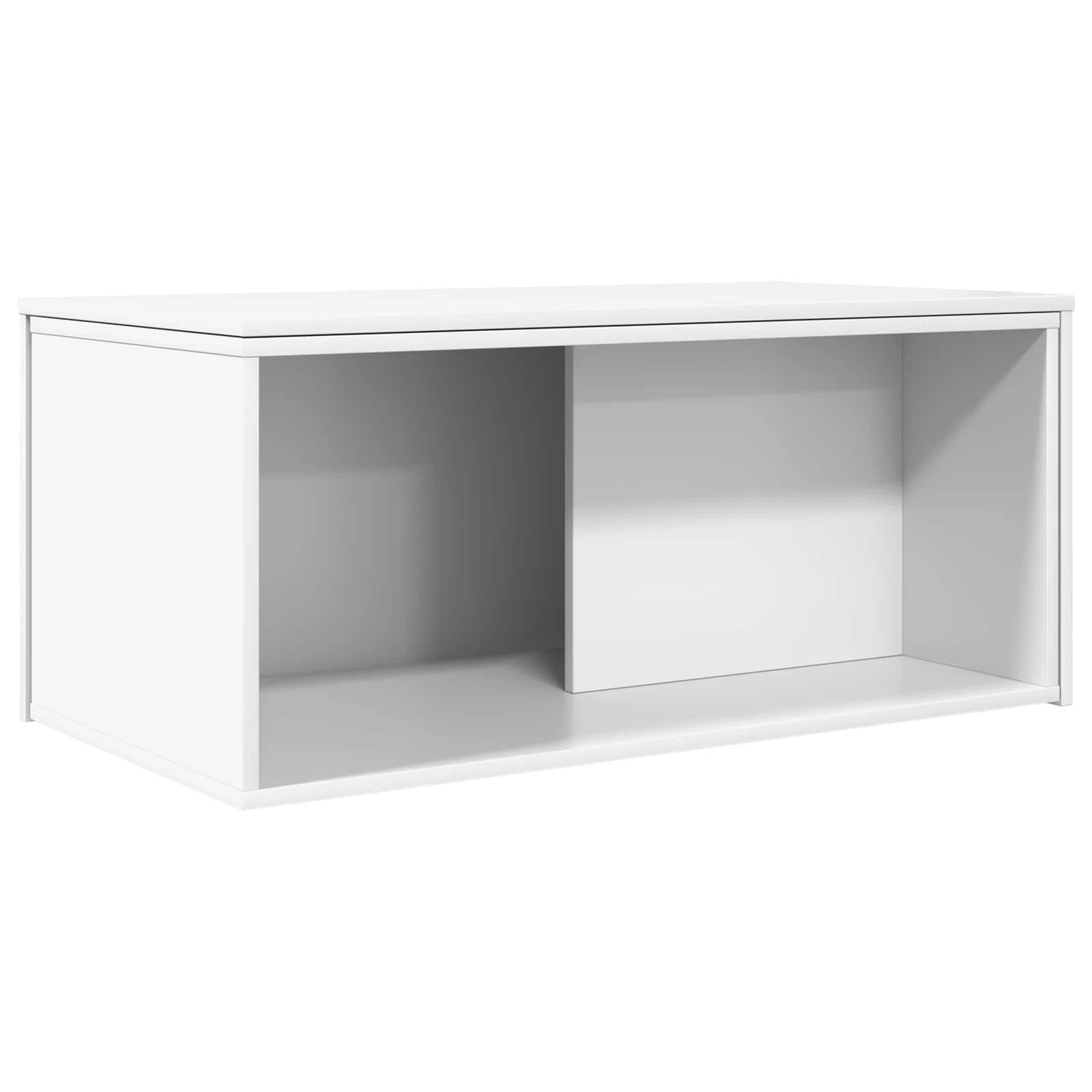vidaXL VidaXL Coffee Table Set White Wood Modern - Coffee Table