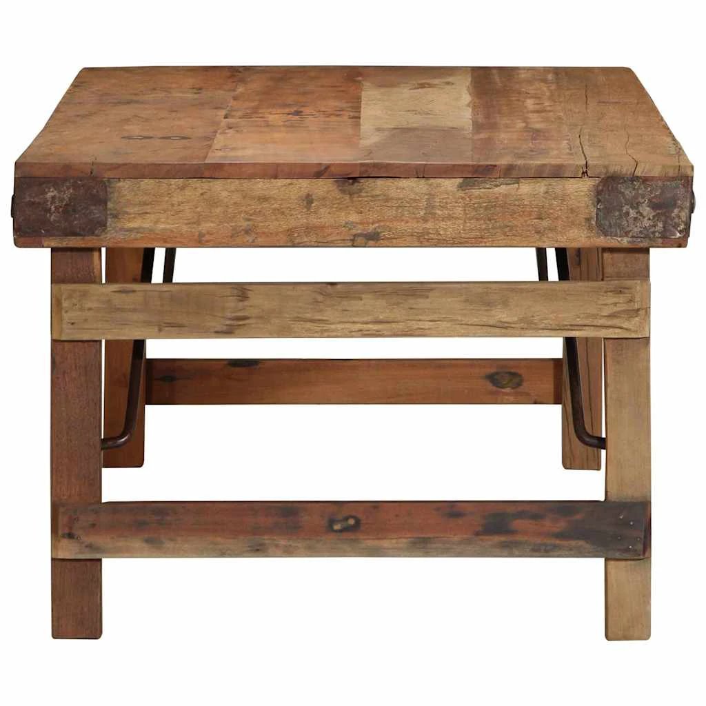 VidaXL Coffee Table 110 x 55 x 40 cm Solid Reclaimed Wood Rustic Handcrafted Living Room Decor by vidaXL
