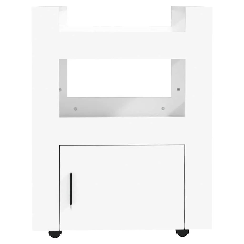 vidaXL Kitchen Trolley White 60x45x80 cm Engineered Wood - from vidaXL