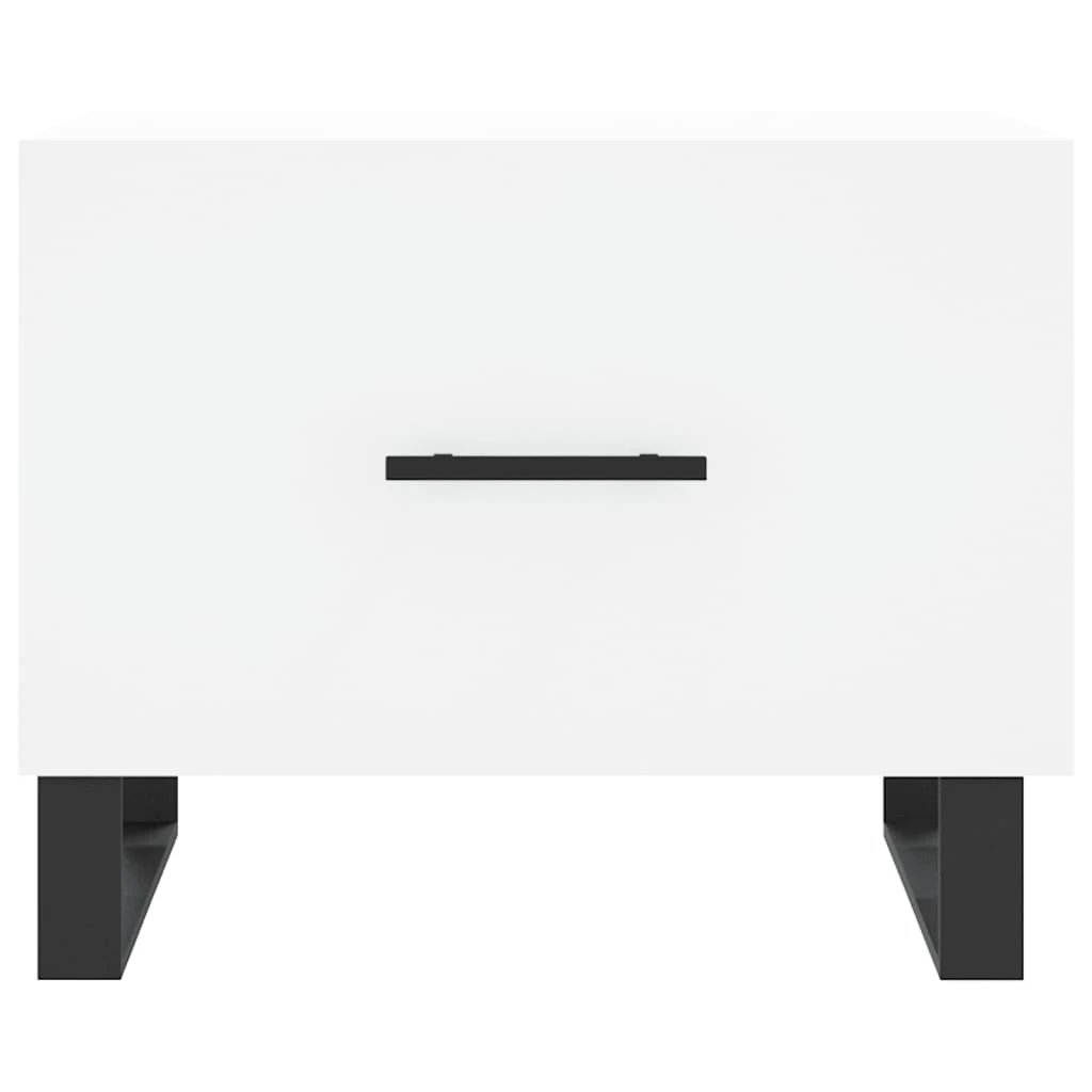 vidaXL VidaXL Coffee Table 50x50x40 cm Engineered Wood With Drawer Moisture Resistant For Living Room - Coffee Table