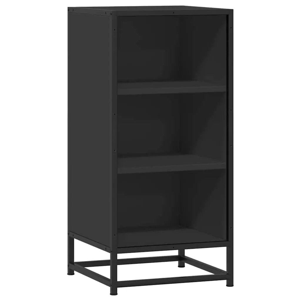 vidaXL vidaXL Sideboard Black 35.5x35x76 cm Engineered Wood and Metal - Sideboard