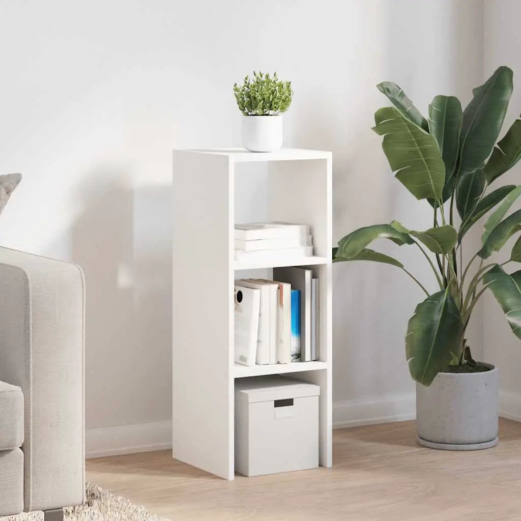 vidaXL vidaXL Bookcase Stackable White 30x30x80 cm Engineered Wood - Bookcase