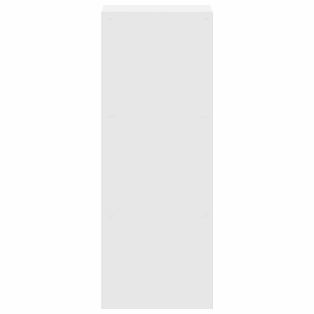 vidaXL vidaXL Bookcase Stackable White 30x30x80 cm Engineered Wood - Bookcase