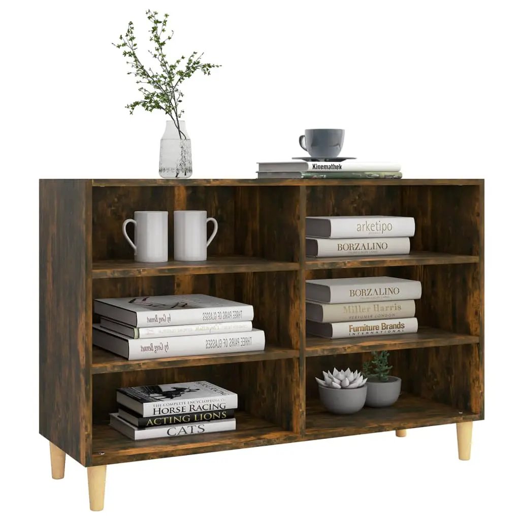 vidaXL vidaXL Sideboard Smoked Oak 103.5x35x70 cm Engineered Wood - Sideboard