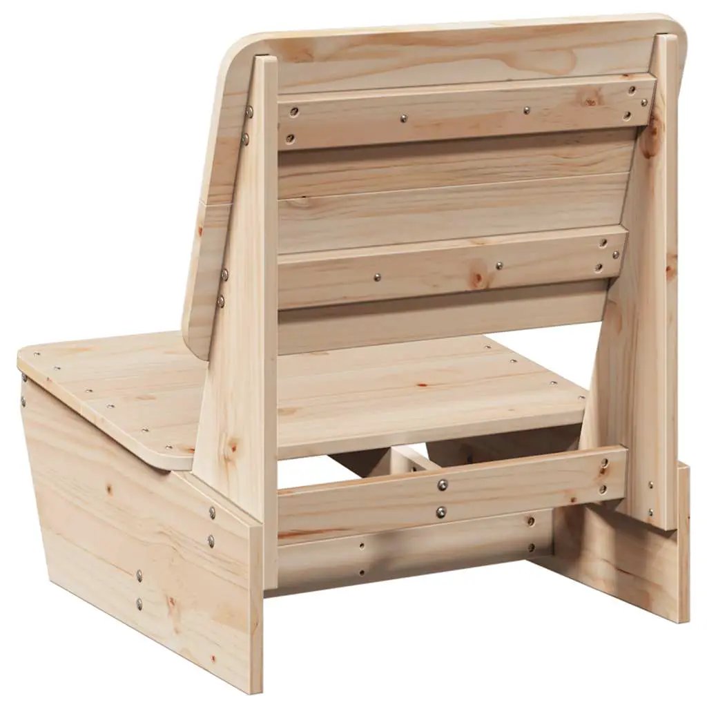 vidaXL vidaXL Garden Chair 60x64x70.5 cm Solid Wood Pine - Garden Chairs