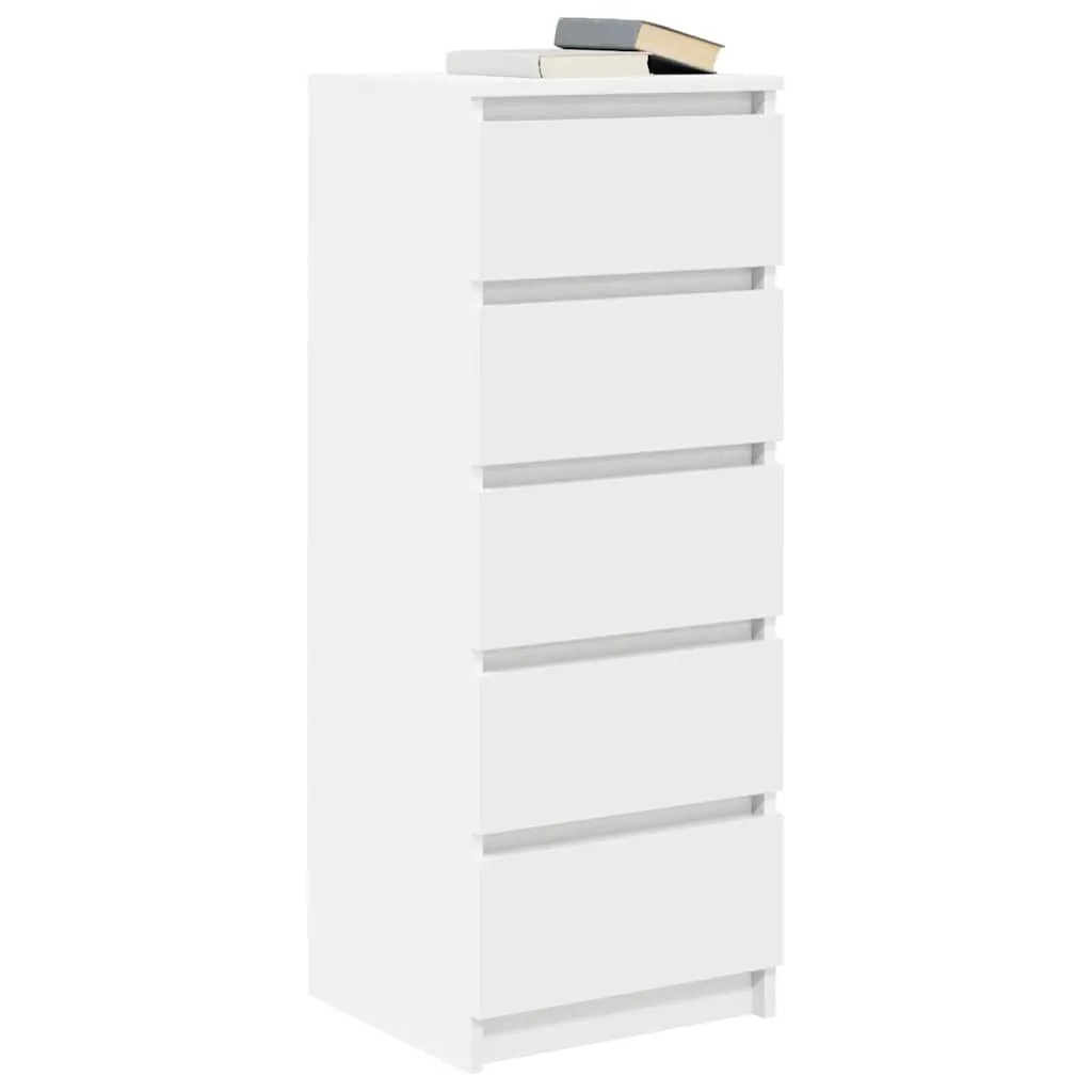 vidaXL vidaXL Sideboard with Drawers White 37.5x35x99 cm Engineered Wood - Sideboard