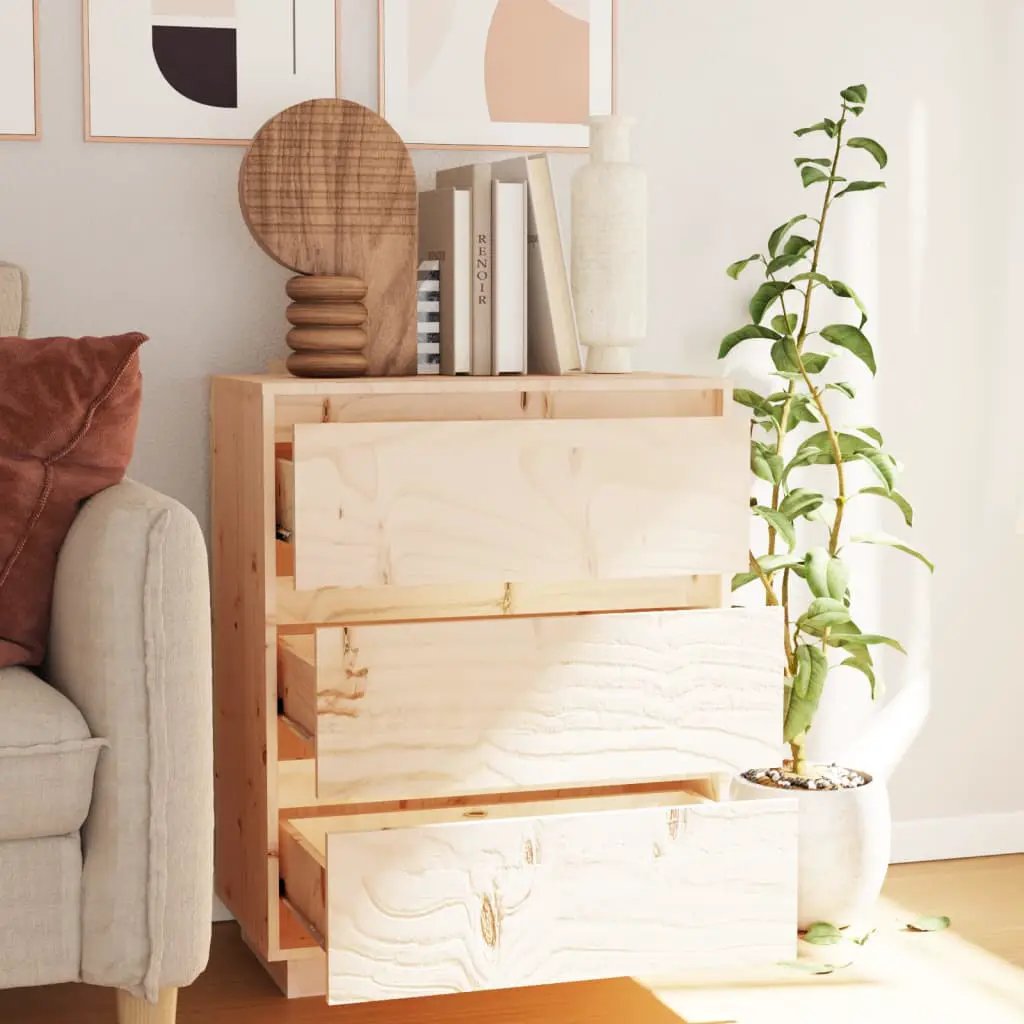 vidaXL vidaXL Sideboard 60x34x75 cm Solid Wood Pine - Sideboard