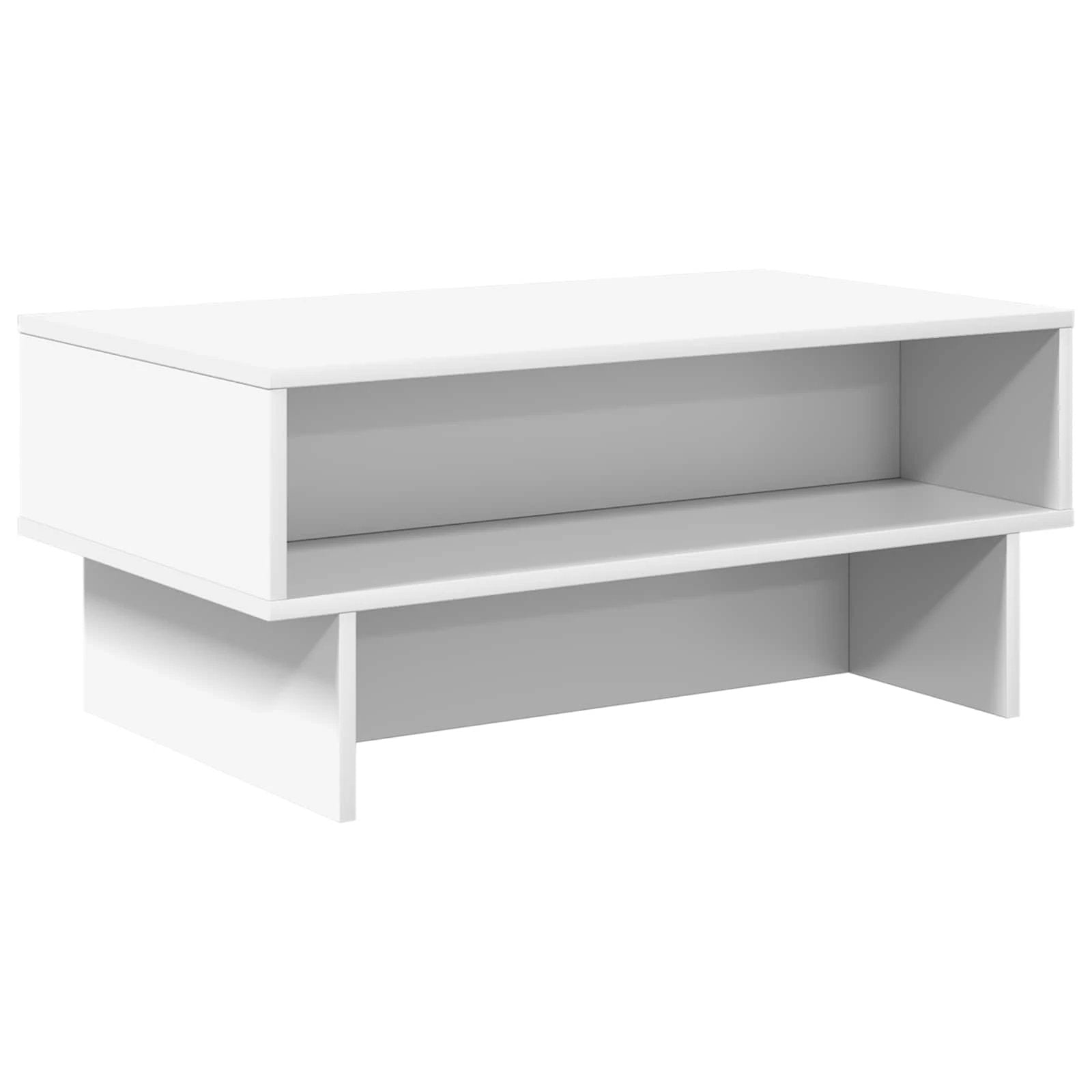 vidaXL VidaXL Coffee Table 80x46x35cm White Wooden Home - Coffee Table