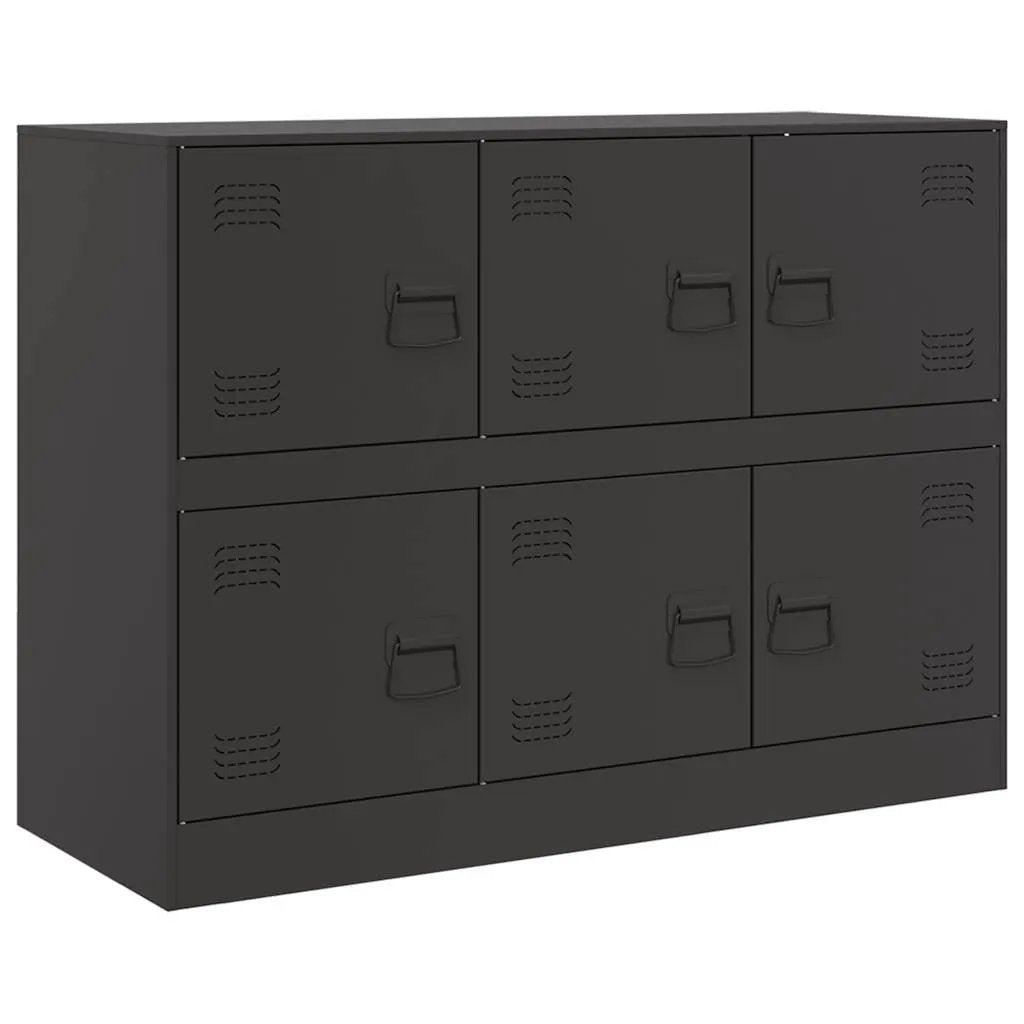 vidaXL vidaXL Sideboard Black 99x39x73 cm Steel - Sideboard