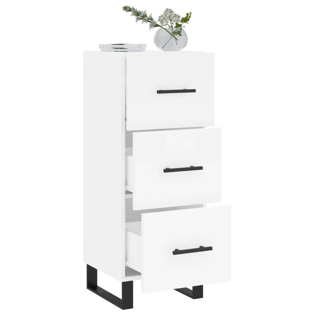vidaXL vidaXL Sideboard White 34.5x34x90 cm Engineered Wood - Sideboard