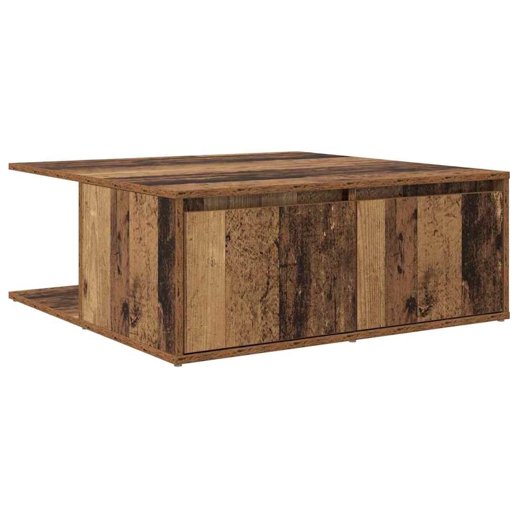 VidaXL Coffee Table 80x80x31 Cm Old Wood Finish Engineered Wood Living Room Centerpiece by vidaXL