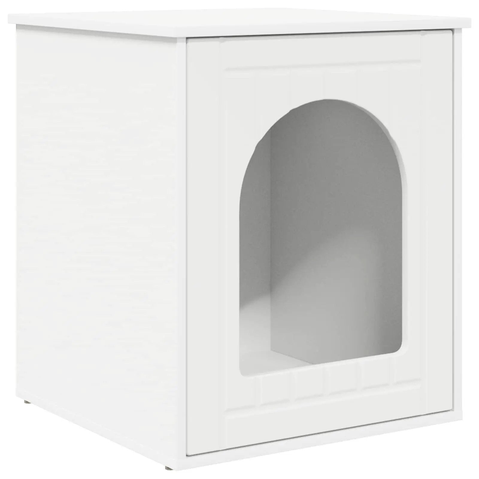 vidaXL vidaXL Cat House White 53 x 52 x 62 cm Engineered Wood - Cat House