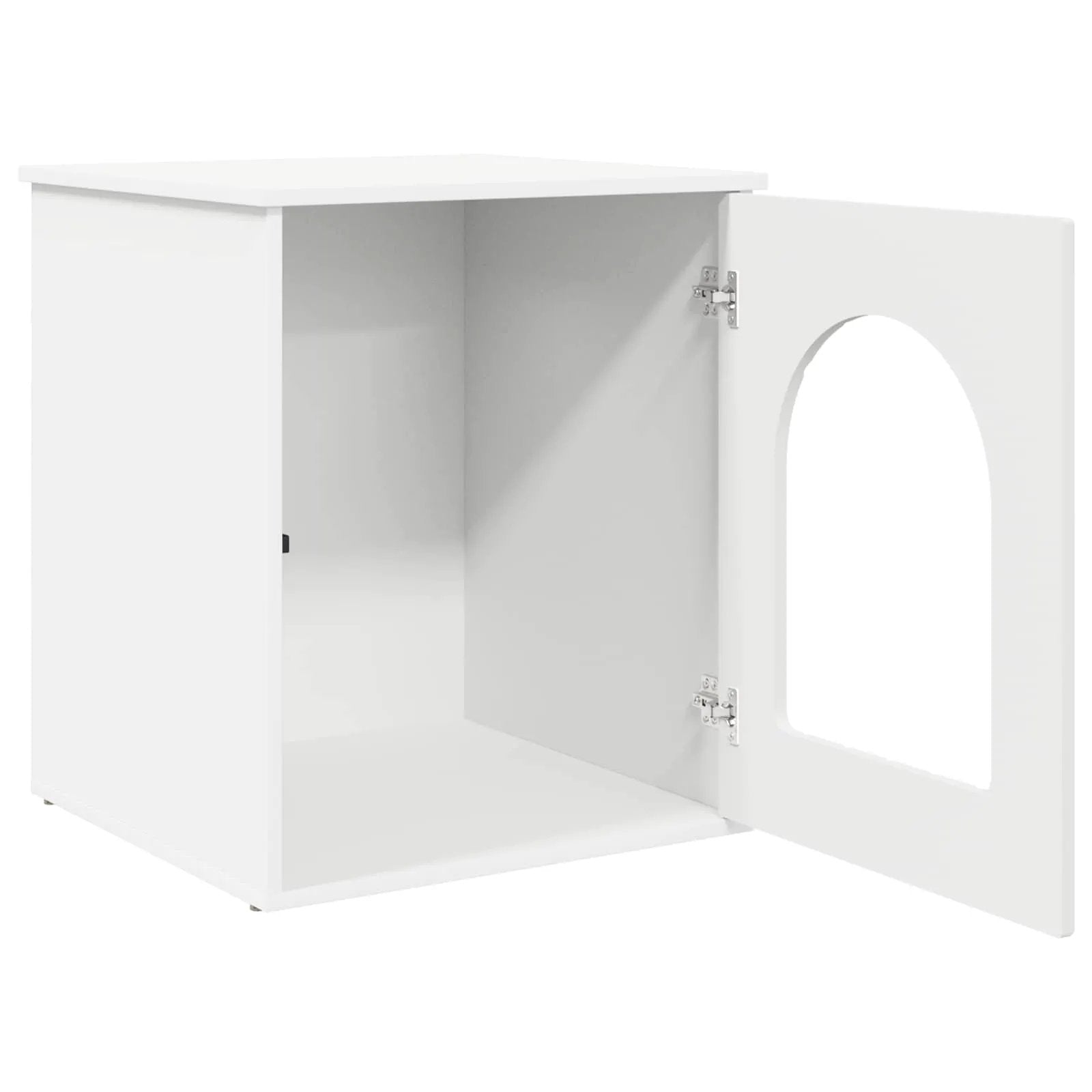 vidaXL vidaXL Cat House White 53 x 52 x 62 cm Engineered Wood - Cat House
