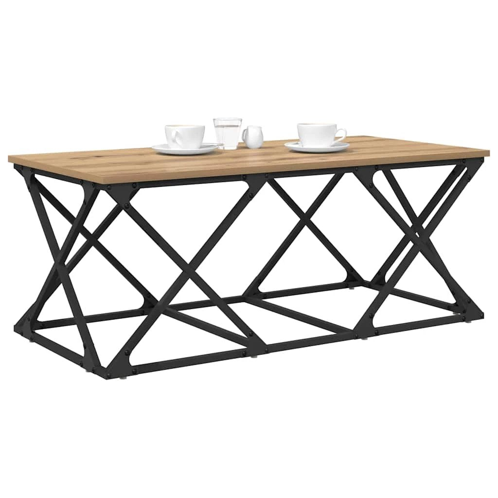 VidaXL Coffee Table 100x49x40 cm Oak Artisan by vidaXL